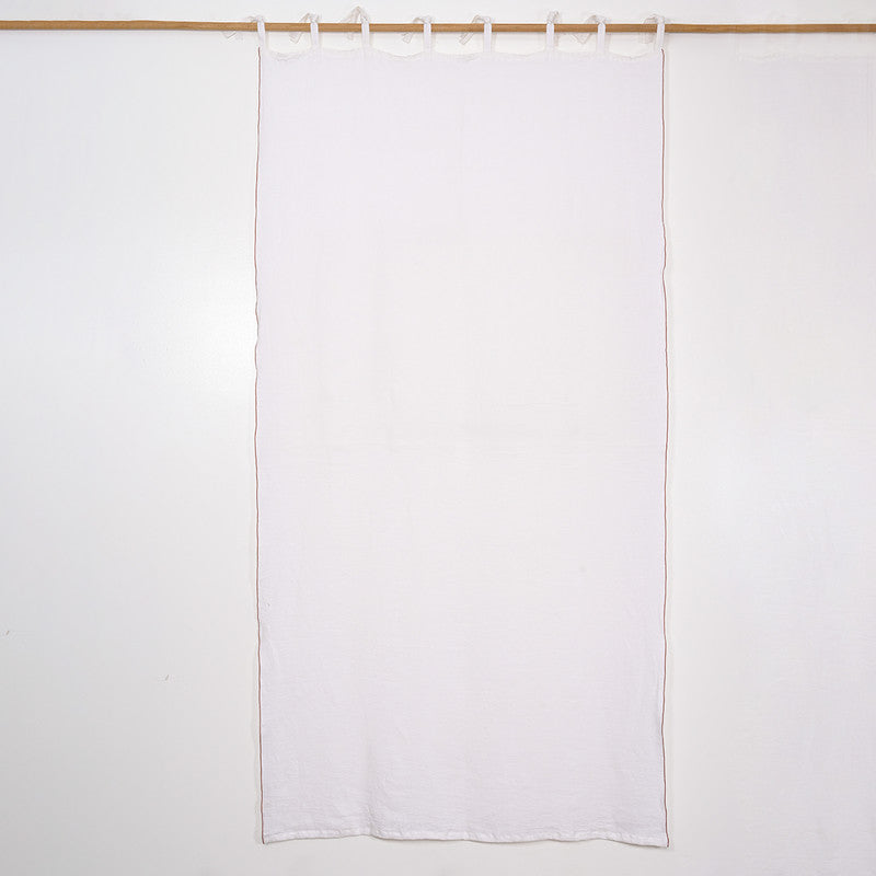 Pure Linen Curtain | White