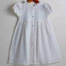 Birthday Dress| Cotton Dress for Girls | Embroidered | White