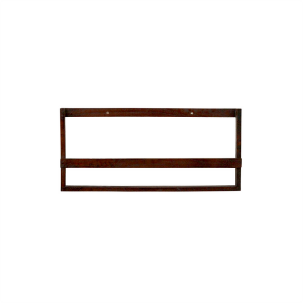 Wooden Shoe Rack | Wall Mounted | Brown