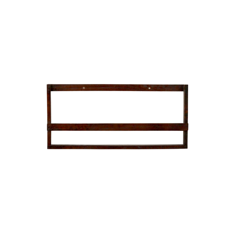 Wooden Shoe Rack | Wall Mounted | Brown