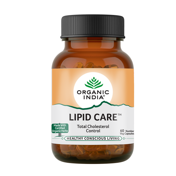 Organic India Lipid Care Capsules | Cholesterol Control | 60 Caps