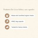 Organic India Liver Kidney Care Capsules | Certified Organic Herbs | 180 Capsules