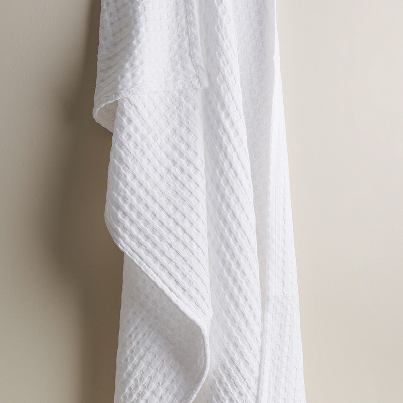 Cotton Hand Towel | Super-Absorbent | Textured White | 40 x 60 cm