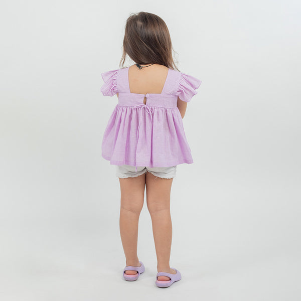 Cotton Top for Girls for Girls | Lilac