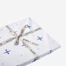 Cotton Baby Cot Sheet | Fitted | Blue.