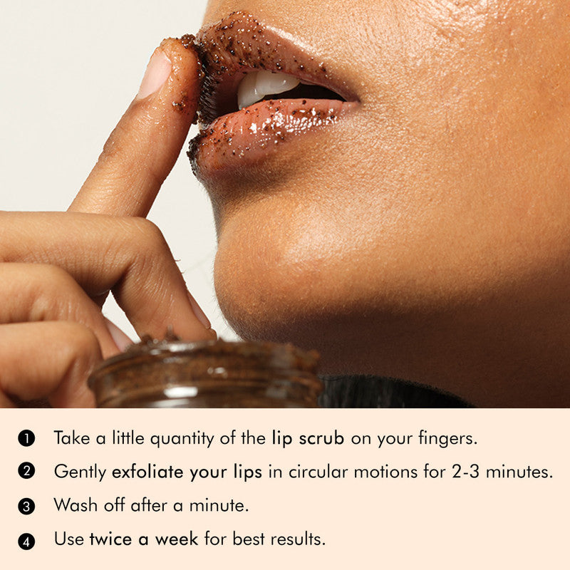 Coffee Lip Scrub | Chapped & Pigmented Lips | 12 g