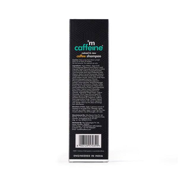 Coffee Shampoo | Hair Fall Control | Protein & Argan Oil | 250 ml