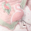 Organic Cotton Baby Cushion | Flamingo | pink