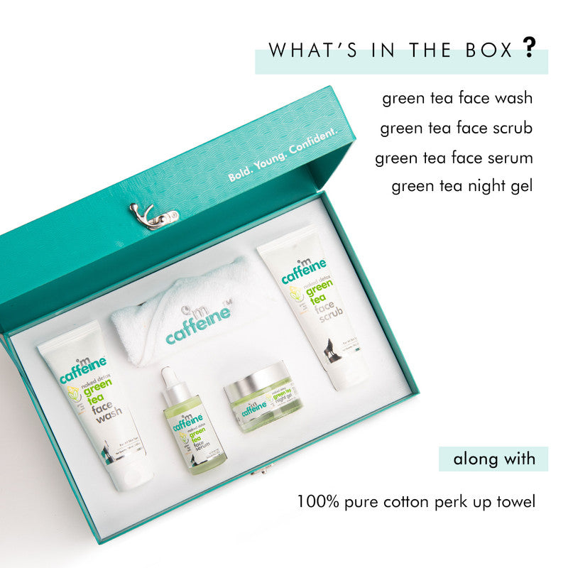 Raksha Bandhan Gifts | Green Tea Quick Face Detox Gift Kit