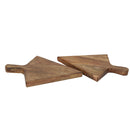 Wooden Pizza Slice Shaped Platter - Set of 2