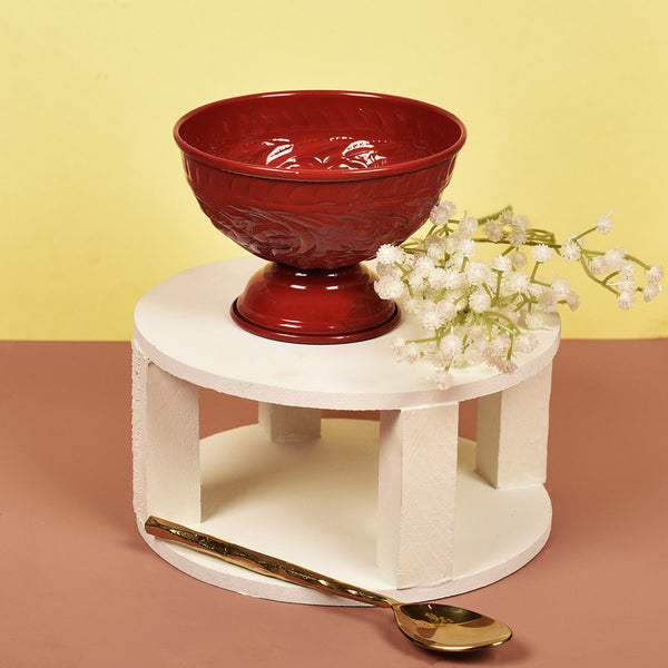 Aluminium Metal Bowl | Red