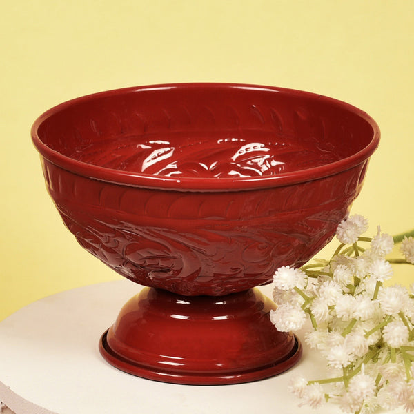 Aluminium Metal Bowl | Red