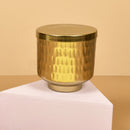 Iron Round Box | Gold Finish