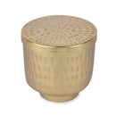 Iron Round Box | Gold Finish