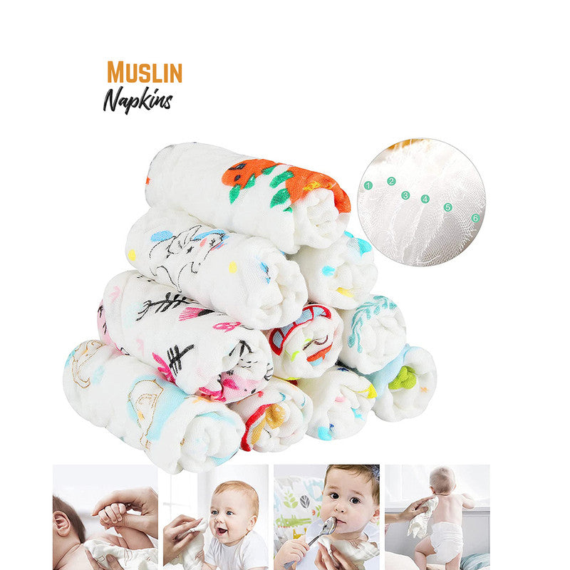 Baby Gifts | Organic Cotton Muslin Gift Hamper | Pack of 12