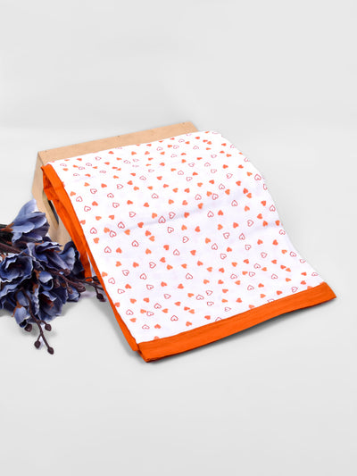 Organic Cotton Dohar | Orange Heart