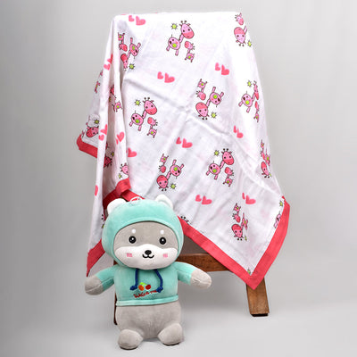 Newborn Baby Gifts | Baby Dohar Blanket | AC Quilt | Muslin Swaddle | Set of 3.