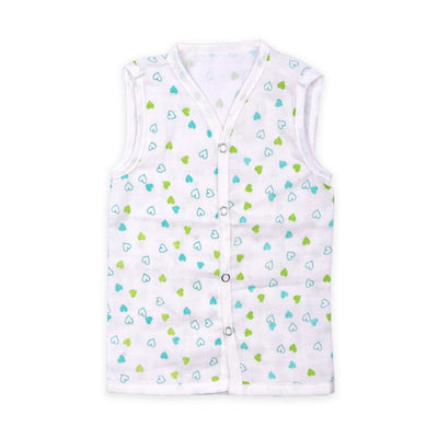 Organic Cotton Baby Jabla & Nappy Set | Heart Print