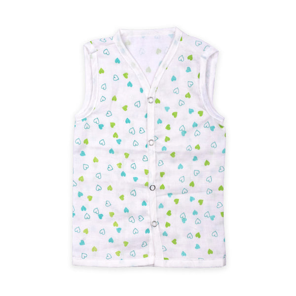 Organic Cotton Baby Jabla & Nappy Set | Heart Print.