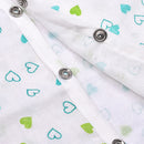 Organic Cotton Baby Jabla & Nappy Set | Heart Print