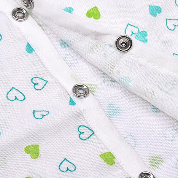 Organic Cotton Baby Jabla & Nappy Set | Heart Print