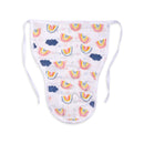 Organic Cotton Baby Jabla & Nappy Set | Rainbow Print