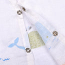 Organic Cotton Baby Jabla & Nappy Set | Whale Print