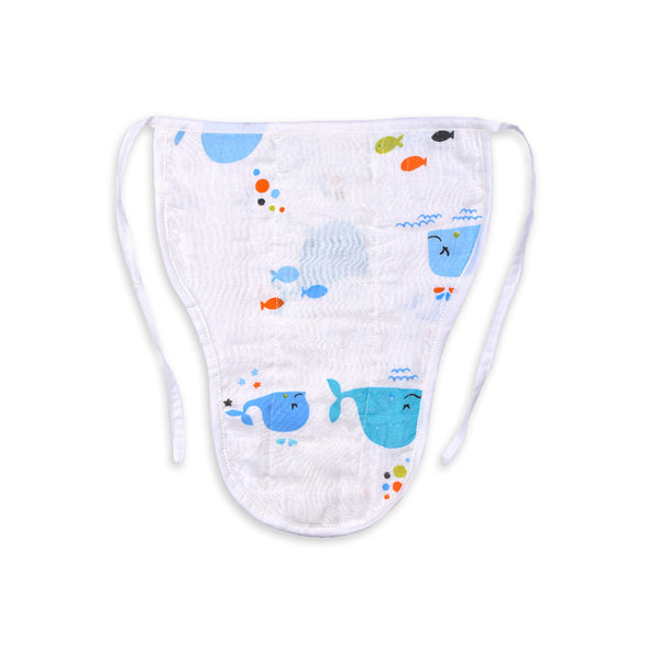 Organic Cotton Baby Jabla & Nappy Set | Whale Print