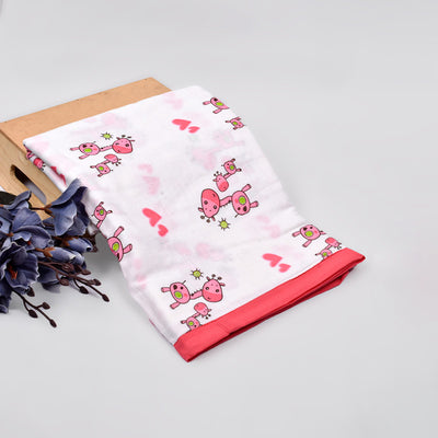 Organic Cotton Dohar for Baby | Muslin AC Quilt/Blanket | Giraffe Print