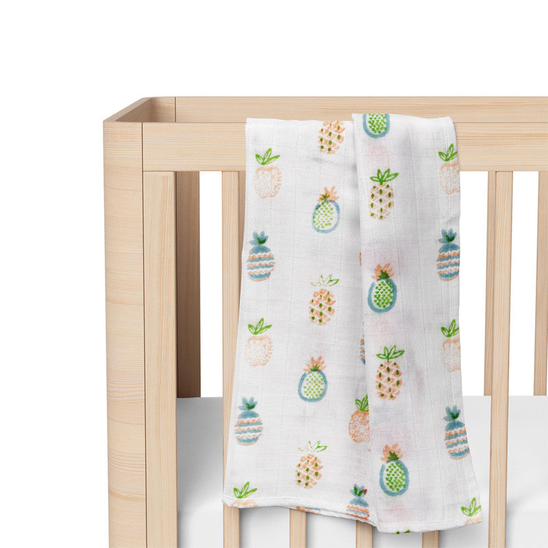 Cotton Muslin Baby Swaddle | Multicolour | Pack of 3 | 100 x 100 cm