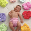 Baby Cloth Diapers | Organic Cotton | Reusable Baby Diapers | Pack of 5.