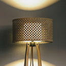 Bamboo Floor Lamp | Yellow