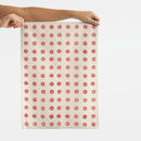 Cotton Dining Tablemats | Beige & Fuchsia | Set of 4