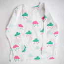 Cotton Night Suit for Kids | Little Clouds Print.