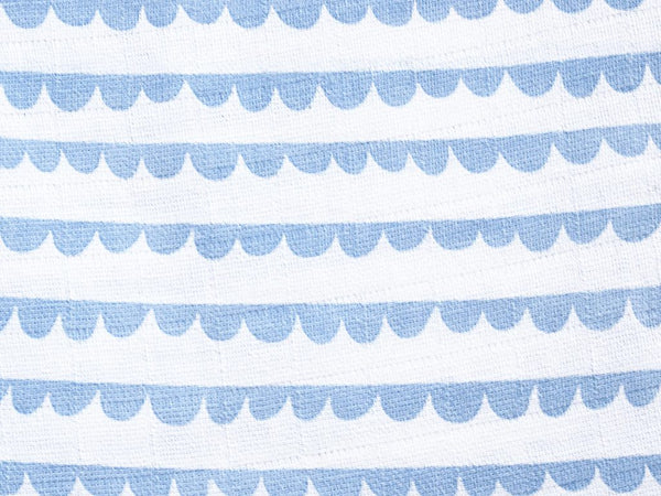 Blue Organic Muslin Blanket