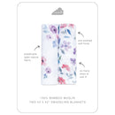 Bamboo Muslin Baby Swaddle | Silky Soft | Lilac | 105 x 105 cm | Set of 2