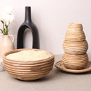 Cane Basket | Storage Basket | Set of 2