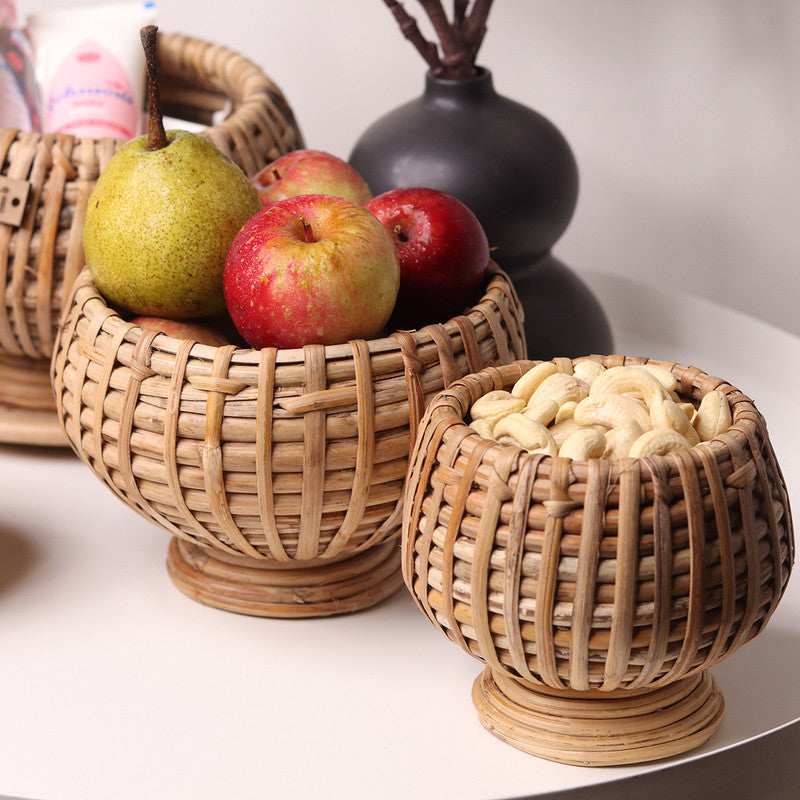 Cane Basket | Fruit Basket | Set of 3