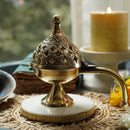 Brass Dhoop Stand | Dhup Dani | Gold