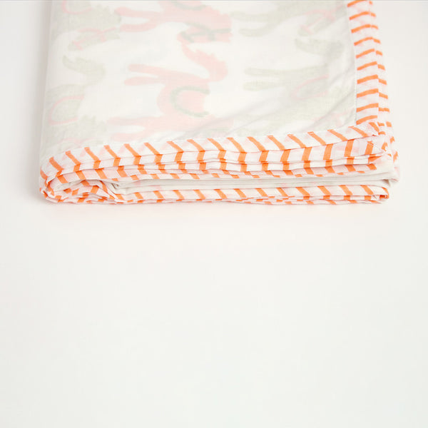 Mul Mul Dohar Blanket for Kids | Peach