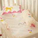 Cotton Baby Bedding Set | Printed | Pink