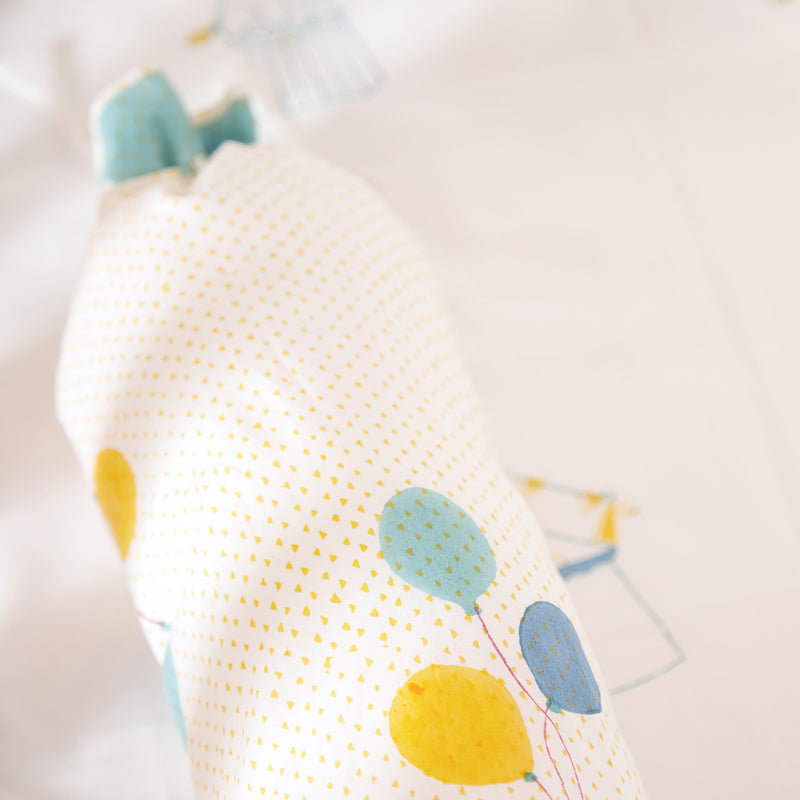 Cotton Baby Bedding Set | Printed | Teal