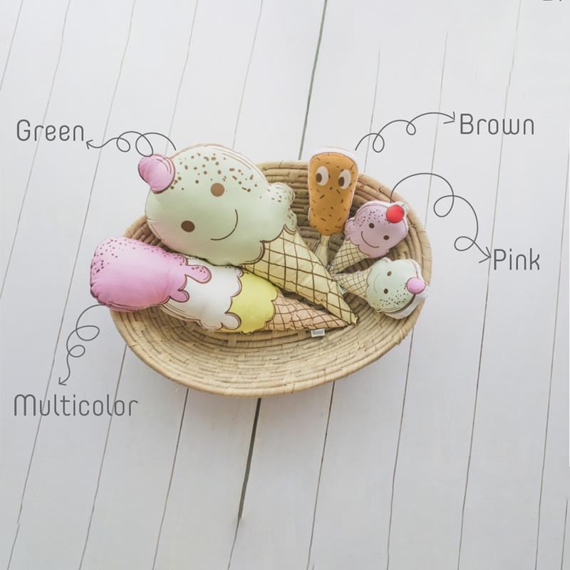 Mul Cotton Baby Soft Toy | Big Ice Cream | 55 cm