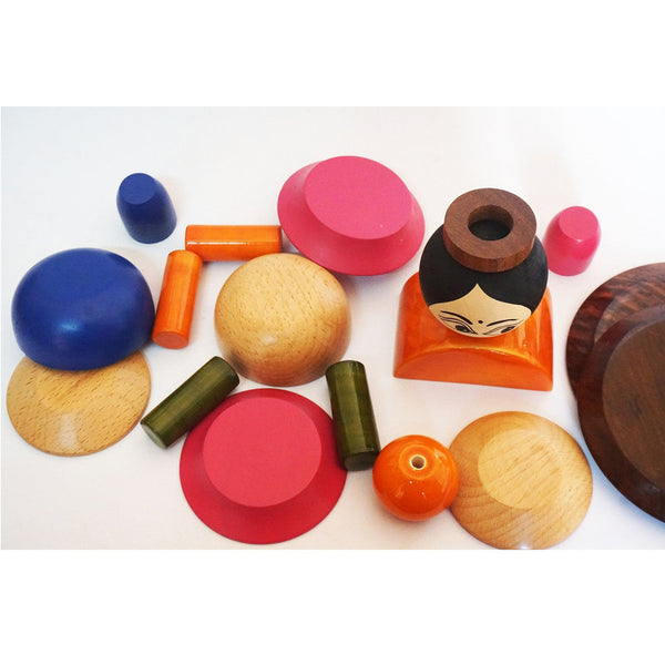 Wooden Toys for Kids | Stacking Toy | Brown