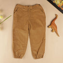 Corduroy Pants for Kids | Jogger Pants | Beige