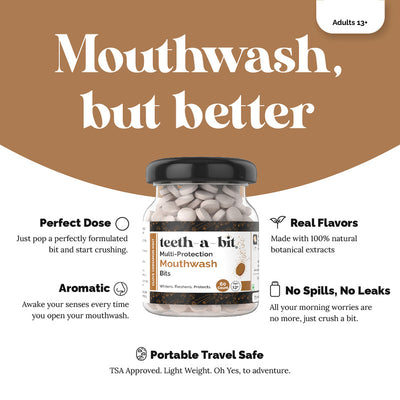 Mint Mouthwash Tablets | Clove Cinnamon | 60 Tabs