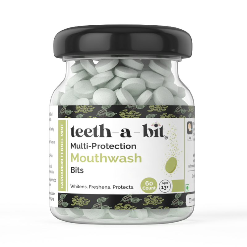 Mint Mouthwash Tablets | Cardamom Fennel | 60 Tabs