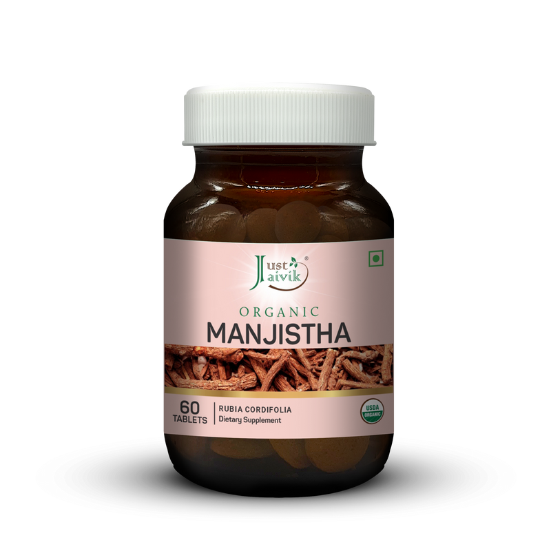 Organic Manjistha Tablets | Dietary Supplement | 60 Tablets