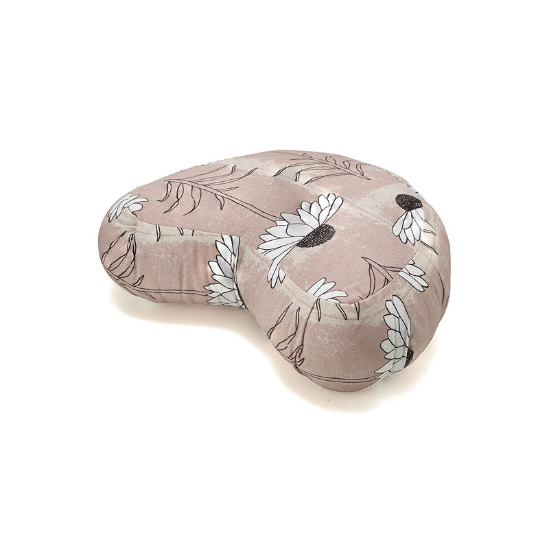 Cotton Meditation Cushion | Zafu Crescent Cushion | Multicolour