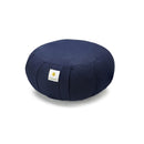 Cotton Meditation Cushion | Zafu Cushion | Round | Navy Blue